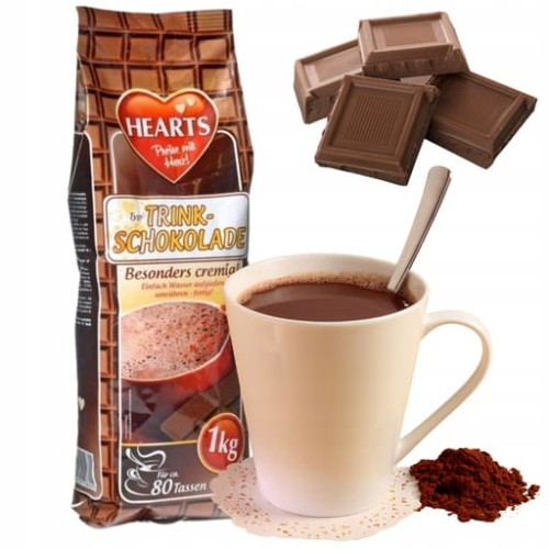 Przejdź do produktu HEARTS Czekolada do Picia Napój Instant Kremowa Aromatyczna Pyszna 1kg