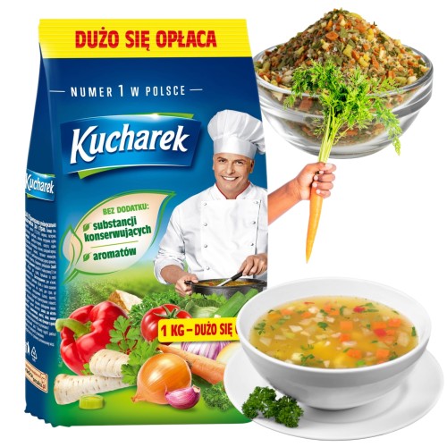 Przejdź do produktu Przyprawa Kucharek Intensywna Mieszanka Idealna Do Potraw i Zup 1 kg