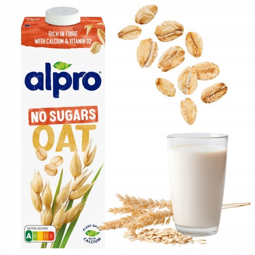 Przejdź do produktu Danone Alpro Napój Owsiany Niesłodzony Premium Wegański Bez Laktozy 1l