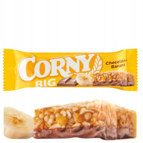 Przejdź do produktu CORNY BIG BATON ZBOŻOWY CZEKOLADOWO - BANANOWY 50 g PYSZNA PRZEKĄSKA MUSLI