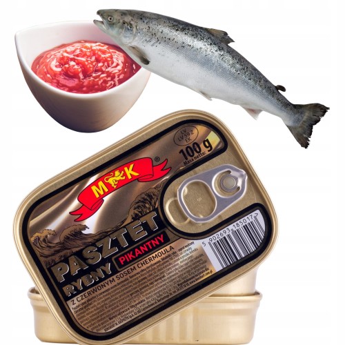 Przejdź do produktu MK Pasztet Rybny Pikantny z Sosem Chermoula Z Orientalną Nutą 100g
