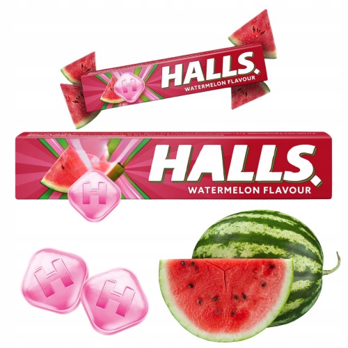 Przejdź do produktu HALLS WATERMELON VITA C 33,5G