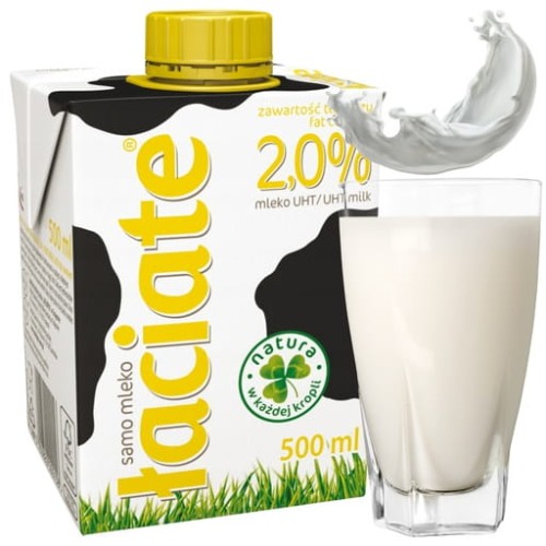 Przejdź do produktu Mleko krowie Łaciate Twoje Codzienne Mleko W Poręcznym Kartonie 8x500 ml