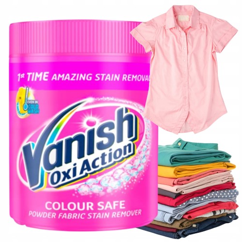 Przejdź do produktu Vanish Oxi Action Pink Odplamiacz W Proszku Do Kolorów 470 g