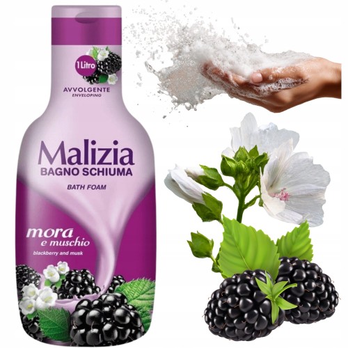 Przejdź do produktu Malizia Płyn Do Kąpieli Jeżyna I Piżmo Idealna Chwila Relaksu Nawilżenie 1L
