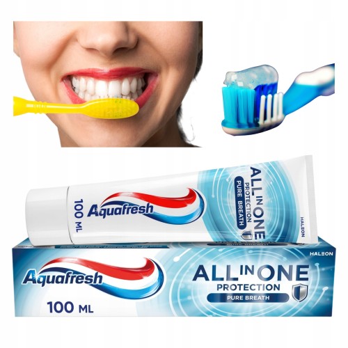 Przejdź do produktu AQUAFRESH Pure Pasta Do Zębów Świeży Oddech I Ochrona Jamy Ustnej 100ml