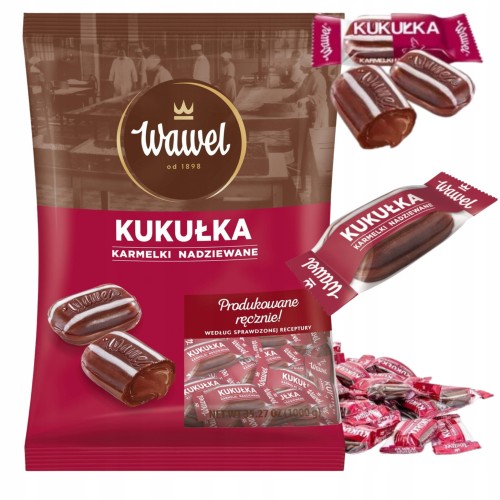 Przejdź do produktu Cukierki Wawel Kukułki Karmelki Nadziewane Smak Polskiej Tradycji 1kg