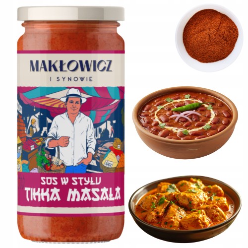 Przejdź do produktu Makłowicz i Synowie Sos Tikka Masala Idealny Do Kuchni Indyjskiej 400g