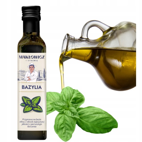 Przejdź do produktu Makłowicz I Synowie Oliwa Z Oliwek Z Aromatem Bazylii 0,25 L