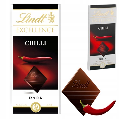 Przejdź do produktu Lindt Excellence 48% Cocoa Chili Czekolada Gorzka Kakao z Chili 100 g
