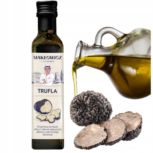 Przejdź do produktu Makłowicz I Synowie Oliwa Z Oliwek Z Aromatem Trufli Idealna Do Dań 0,25 L