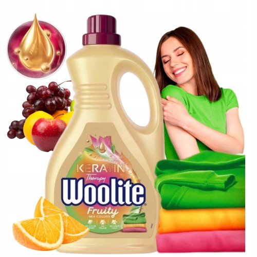 Przejdź do produktu WOOLITE Color Fruity Płyn Do Prania Kolorów Ochrona Barw I Włókien 2,7L