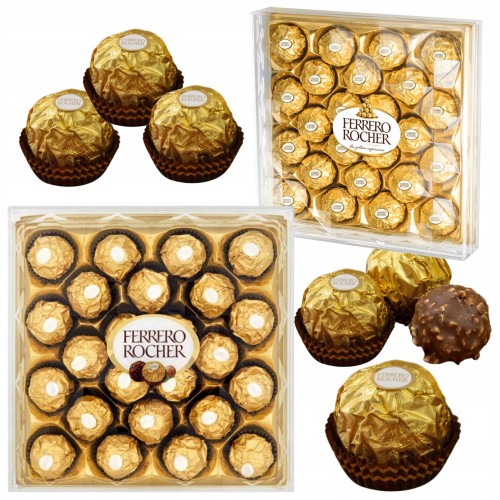 Przejdź do produktu Ferrero Rocher Diamante Bombonierka Praliny Czekoladki na Prezent 300g