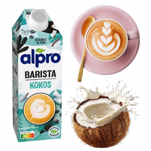 Przejdź do produktu Alpro Barista Napój Kokosowo-Sojowy Danone Premium Idealne Latte 750 ml