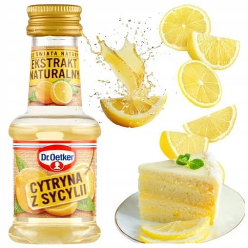 Przejdź do produktu Dr. Oetker Ekstrakt Cytrynowy Spożywczy Naturalny Aromat Do Wypieków 30ml