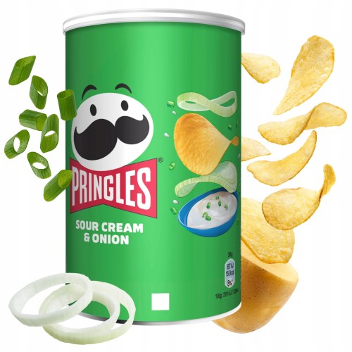 Przejdź do produktu Pringles Chipsy Ziemniaczane Cebulka ze Śmietaną Sour Cream & Onion 70g