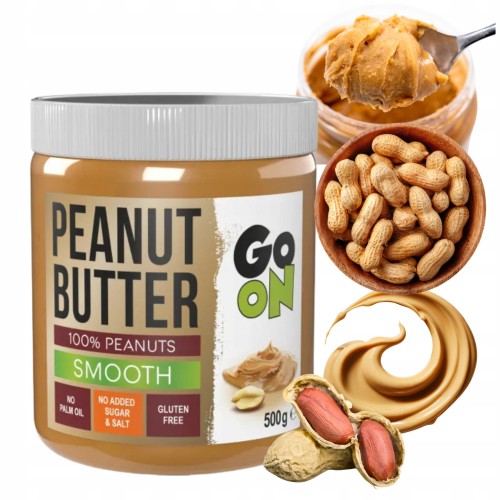 Przejdź do produktu Sante Go On Masło Orzechowe Smooth Krem do Smarowania 100% Orzechów 500 g