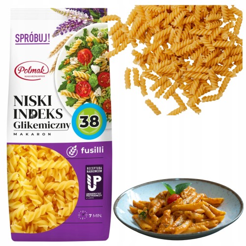 Przejdź do produktu Makaron Świderki Pol-Mak Niski Indeks Glikemiczny dla Cukrzyków i IO 250 g