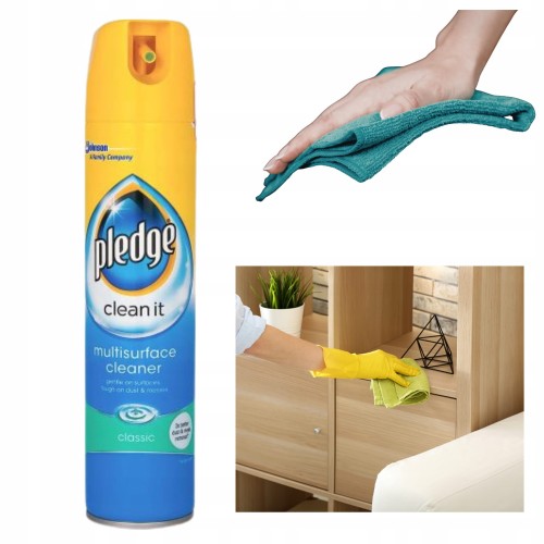 Przejdź do produktu Pledge Classic Płyn w Sprayu do Czyszczenia i Pielęgnacji Mebli 0,25l
