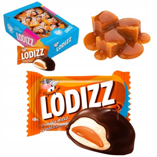 Przejdź do produktu Cukierki LODIZZ o smaku Mleka Skondensowanego Flying Cow Duża Paczka 1000 g
