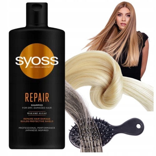 Przejdź do produktu SYOSS Repair Szampon Do Włosów Regeneracja i Nawilżenie Amino Complex 440ml
