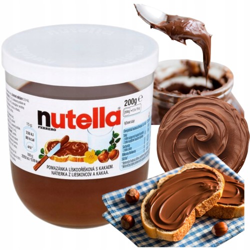 Przejdź do produktu Nutella Krem Czekoladowy Orzechowy Ferrero Idealny Do Deserów Słoik 200g