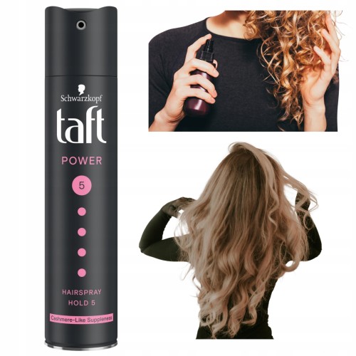 Przejdź do produktu Taft Power Cashmere Lakier do Włosów Bardzo Mocny Utrwalenie Fryzury 250 ml