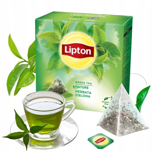 Przejdź do produktu Lipton Herbata Zielona Ekspresowa Aromatyczna Piramidki 20 sztuk 28g