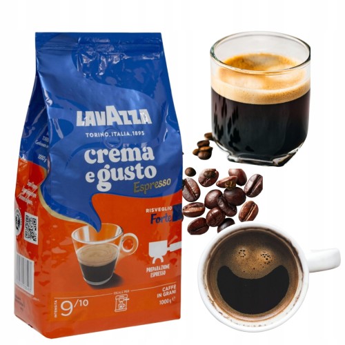Przejdź do produktu Lavazza Crema e Gusto Forte Espresso Kawa Ziarnista Aromatyczna 1kg