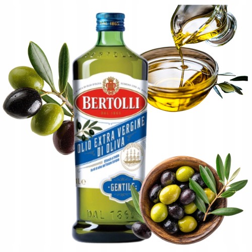 Przejdź do produktu Bertolli Extra Vergine Gentile Oliwa z Oliwek Delikatny Smak Łagodna 1000ml