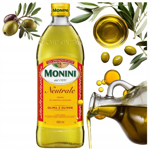 Przejdź do produktu Oliwa z Oliwek do Smażenia 210°C Monini Anfora Naturalna Łagodna 1000 ml