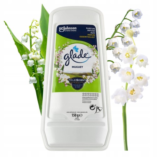 Przejdź do produktu Glade Clean Odświeżacz w Żelu Wydajny Zapach do Toalety Konwalia 150 G