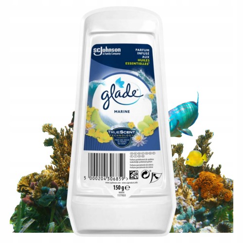 Przejdź do produktu Glade Clean Marine Odświeżacz w Żelu Wydajny Zapach do Toalety Morski 150G