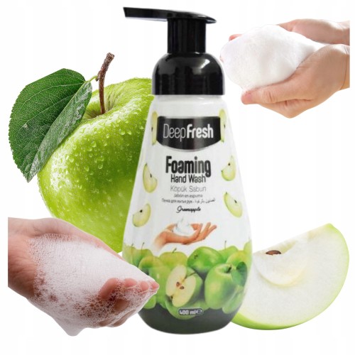 Przejdź do produktu Pianka Deep fresh Do Mycia Rąk Mydło w Piance Zielone jabłuszko 400 ml