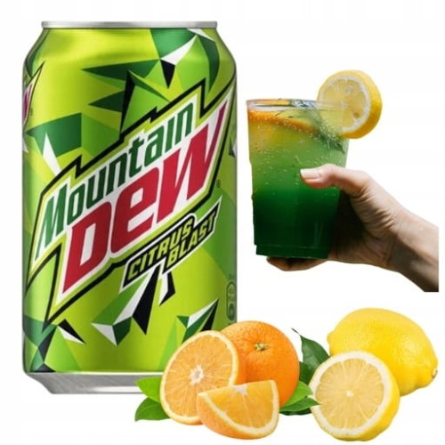 Przejdź do produktu MOUNTAIN DEW CITRUS 330ML PUSZKA GRUBA