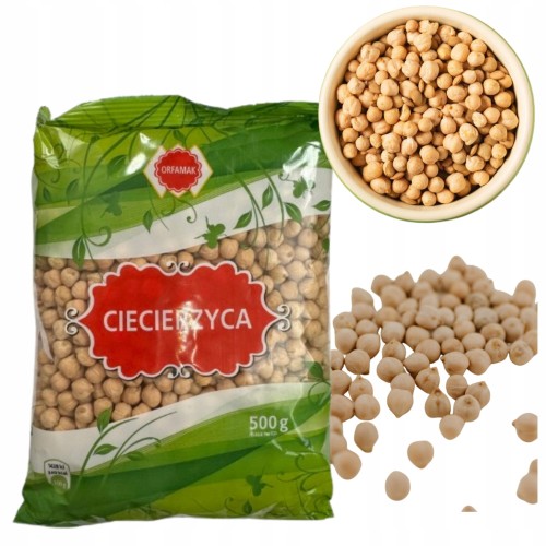Przejdź do produktu Orfamak Cieciorka Ciecierzyca Sucha do Gotowania 500g