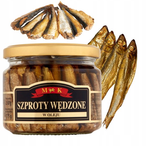 Przejdź do produktu MK Szproty Wędzone w Oleju Tradycyjny Smak Bałtyku w Twojej Kuchni 250 g