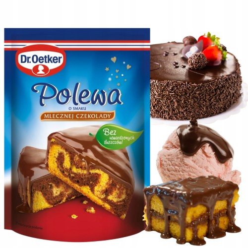 Przejdź do produktu Dr. Oetker Polewa Czekoladowa Deserowa Idealna do Ciast Tortów 100 g
