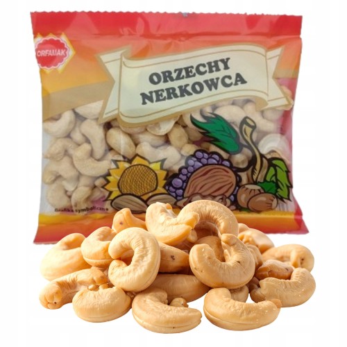 Przejdź do produktu Orfamak Orzechy Nerkowca Naturalna Przekąska Orzechowa 100 g