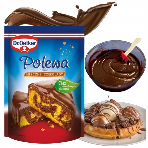 Przejdź do produktu Dr. Oetker Polewa Czekoladowa Mleczna Idealny Smak do Tortów i Ciast 100 g