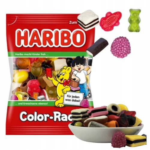 Przejdź do produktu Żelki ColorRado Haribo Mix Kolorowych Soczystych Owocowych Żelek 1 kg