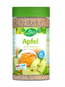 Przejdź do produktu Napój Herbaciany King George Jabłko Herbata Rozpuszczalna Granulki 400g