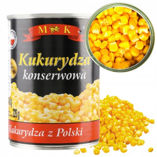 Przejdź do produktu MK Kukurydza Konserwowa Słodka Chrupiąca Idealny Dodatek Do Sałatek 400 g