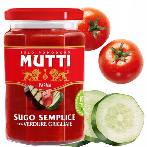 Przejdź do produktu Sos Pomidorowy Verdure Grigliate Mutti Idealny Do Dań Włoskich 280 g