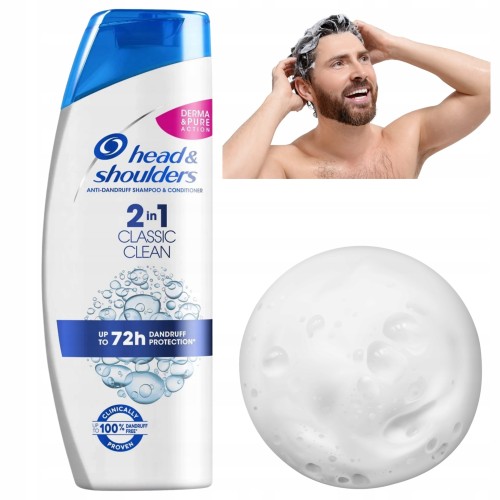 Przejdź do produktu Szampon Head & Shoulders 2w1 Classic Clean Przeciwłupieżowy Skuteczny 400ml