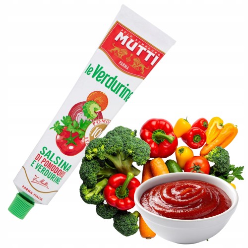 Przejdź do produktu Mutti Doppio Concentrato Verdure Koncentrat Pomidorowy Z Warzywami 130g