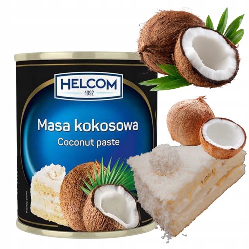 Przejdź do produktu Helcom Masa Kokosowa Kremowa Pasta Kokosowa Idealna Do Deserów 430g