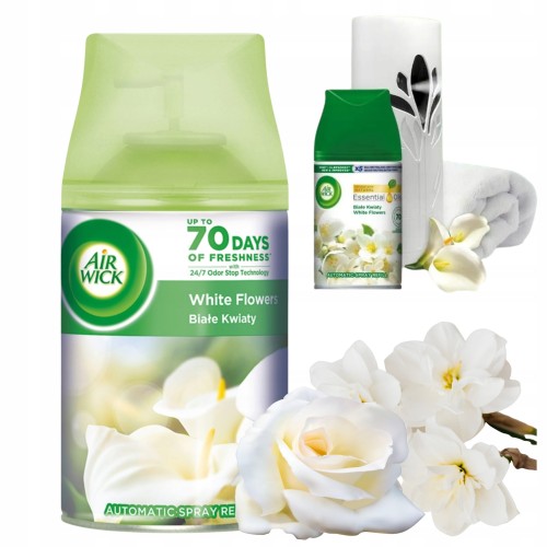 Przejdź do produktu Wkład do Odświeżacza Elektrycznego Airwick Freshmatic Białe kwiaty 250 ml