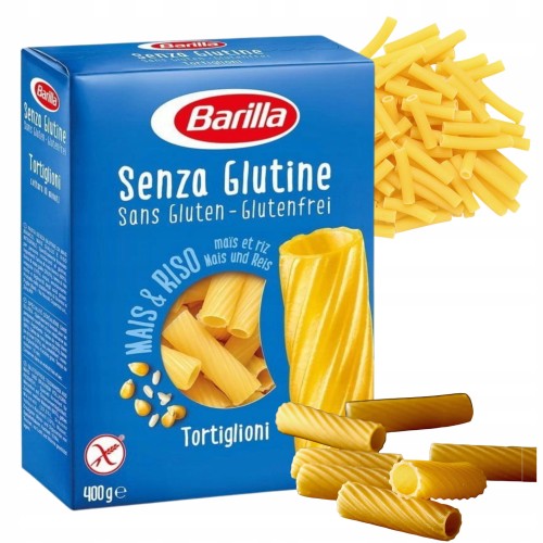 Przejdź do produktu Makaron Bezglutenowy Barilla Tortiglioni Gluten Free Rurki Bez Glutenu 400g