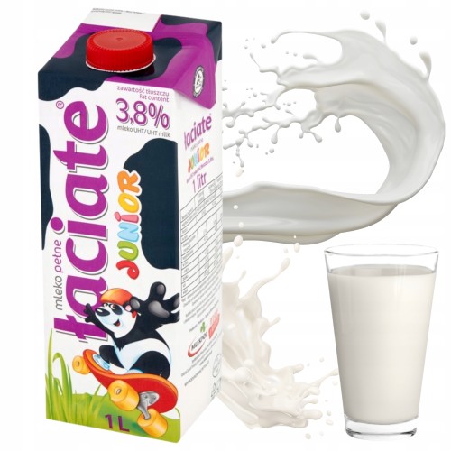 Przejdź do produktu Łaciate Mleko UHT Junior Mlekpol Pełne Smaku Tłuste 1L 3,8%